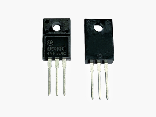 10A/400V 15-35ns การฟื้นฟู Rohs ไดโอเดส 10A400V MUR1040FCT