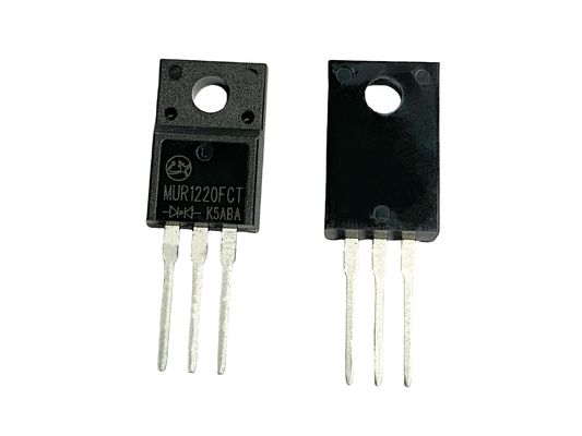 ความสามารถในการเปลี่ยนความเร็วสูง ไดโอเดสการฟื้นฟูเร็ว สําหรับ MUR1220FCT ตามลําดับ