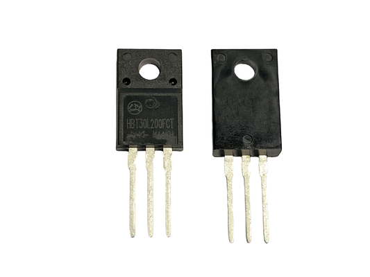 Ultra Low VF 30A 200V HBT30L200FCT TO-220F Schottky สําหรับการสื่อสารไร้สาย