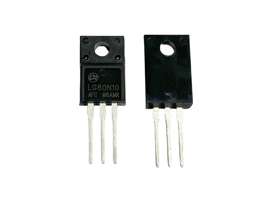 LG80N10AF 100V TO-220F MOSFET ความดันต่ํา สําหรับการป้องกันแบตเตอรี่