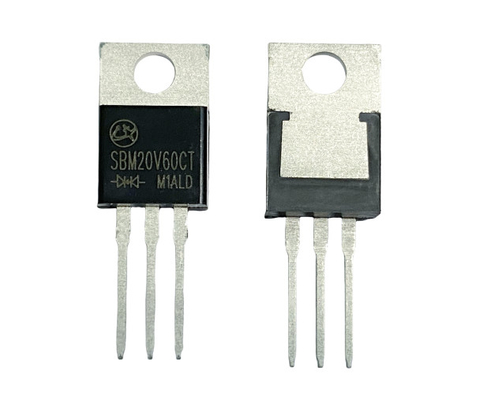 ความเร็วการสลับ ไดโอเดส Schottky VF ต่ํา สําหรับแสง LED SBM20V60CT ROHS